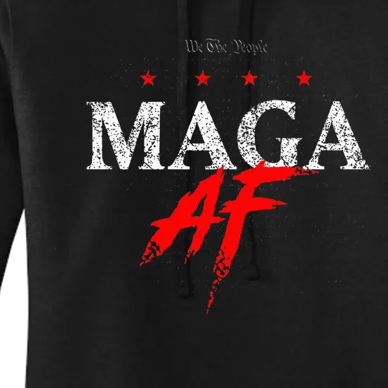 We The People Maga Af Women's Pullover Hoodie