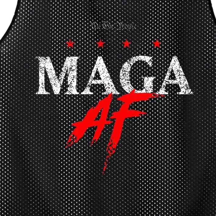 We The People Maga Af Mesh Reversible Basketball Jersey Tank