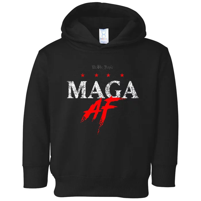 We The People Maga Af Toddler Hoodie