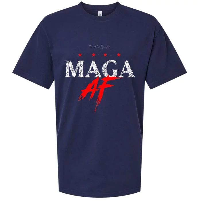 We The People Maga Af Sueded Cloud Jersey T-Shirt