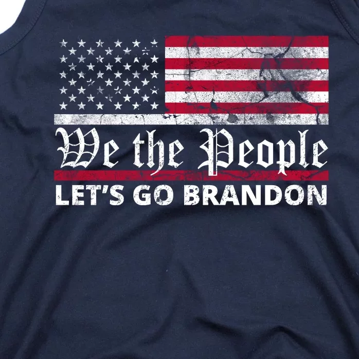 We The People Let's Go Brandon Patriotic Tank Top