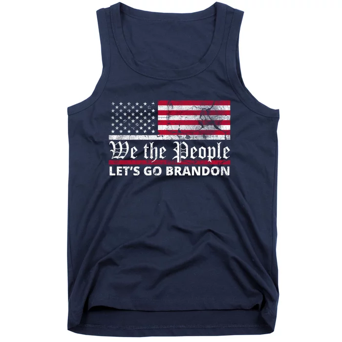 We The People Let's Go Brandon Patriotic Tank Top