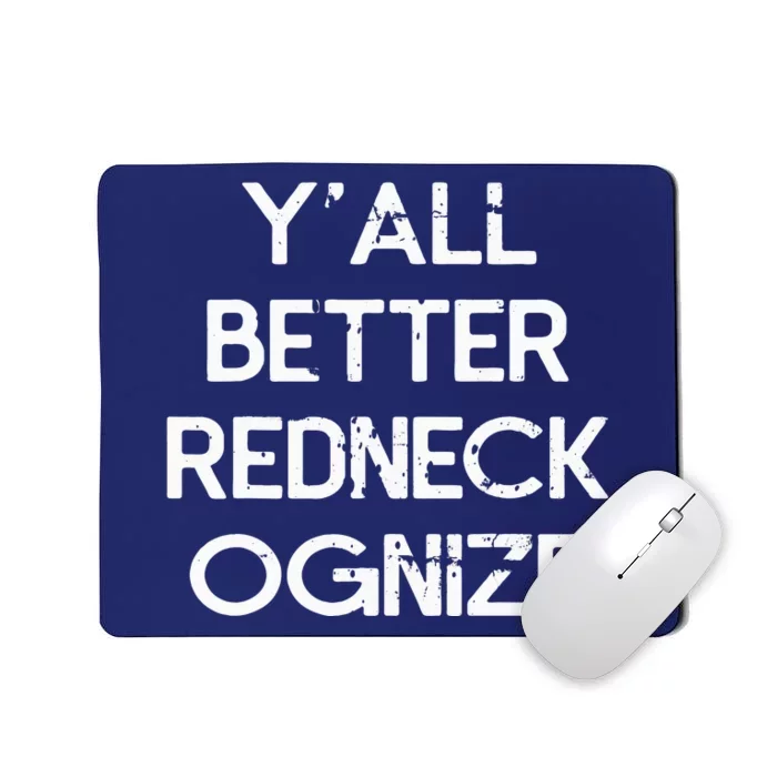 White Trash Party Attire Redneck Trailer Park Queen Mousepad