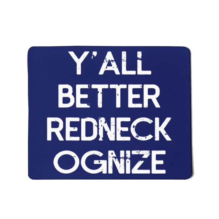 White Trash Party Attire Redneck Trailer Park Queen Mousepad