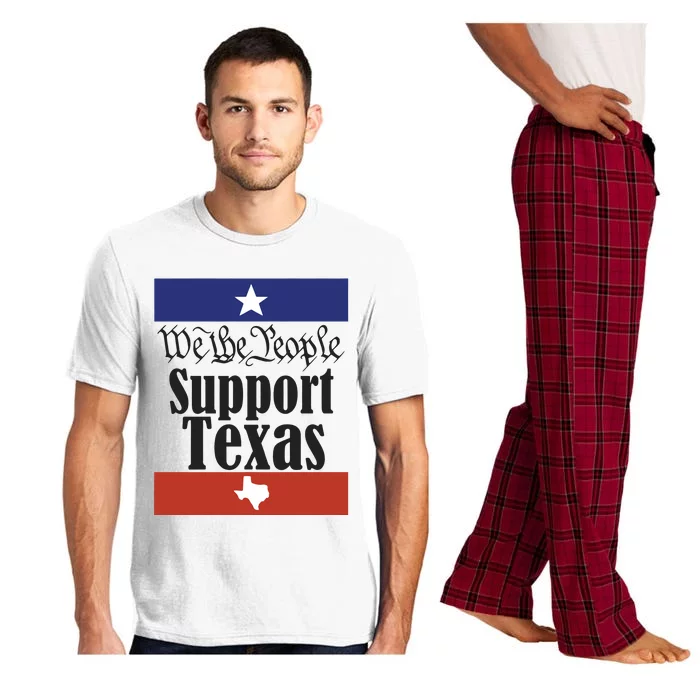 We The People Support Texas Pajama Set