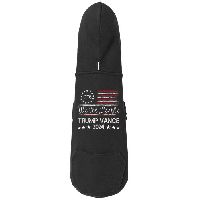 We The People Trump Vance 2024 Doggie 3-End Fleece Hoodie