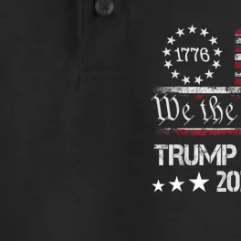 We The People Trump Vance 2024 Dry Zone Grid Performance Polo