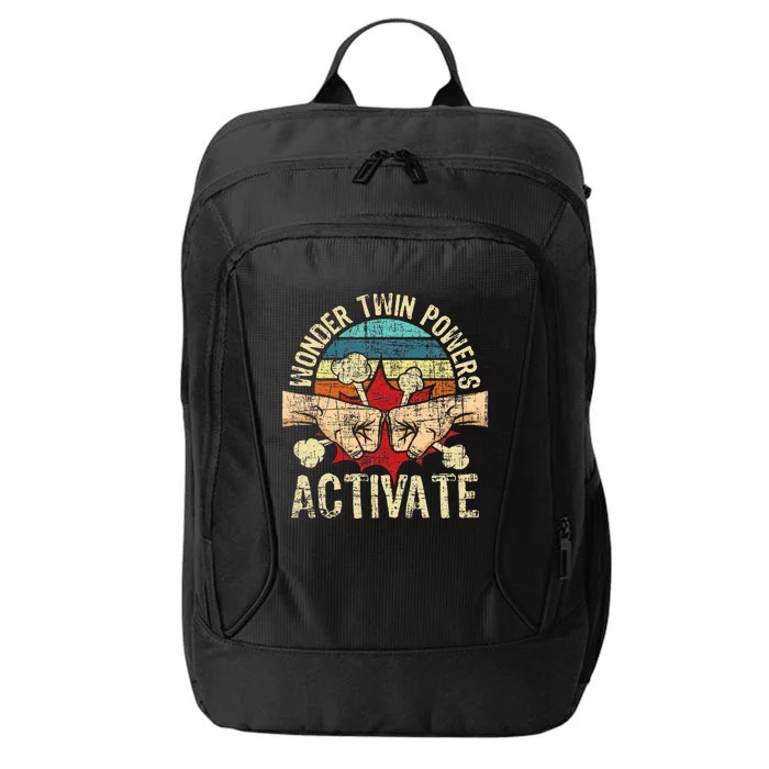 Wonder Twin Powers Activate Twins Brother Sister Sibling City Backpack