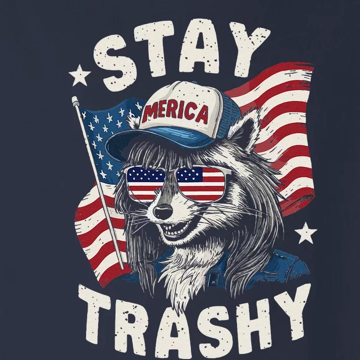 White Trash Party Attire Redneck Raccoon Stay Trashy Usa Toddler Long Sleeve Shirt