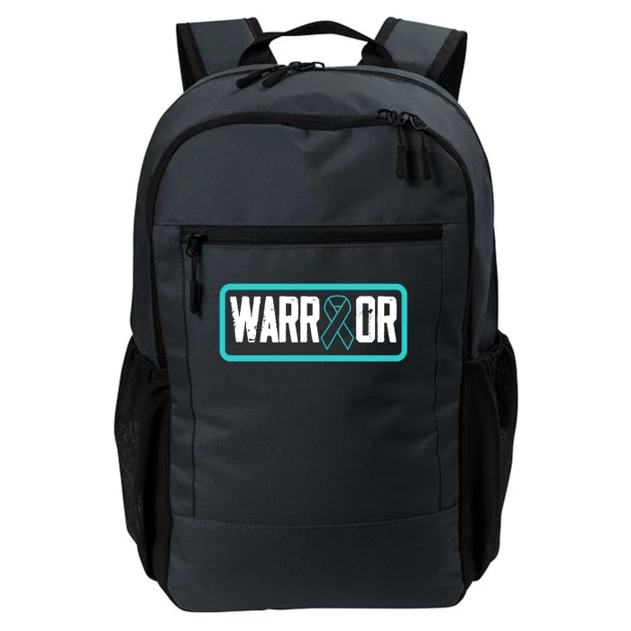 Warrior Teal Ribbon Ptsd Awareness Support Gift Daily Commute Backpack