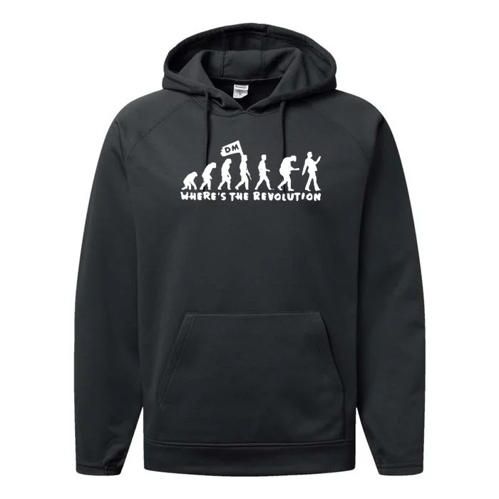 Wheres The Revolution Mode Performance Fleece Hoodie