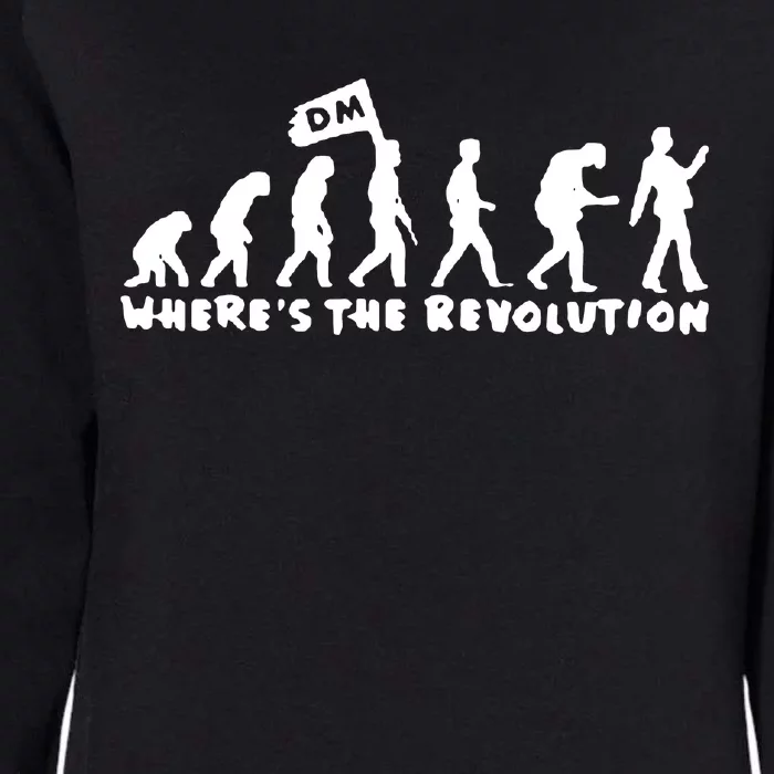 Wheres The Revolution Mode Womens California Wash Sweatshirt