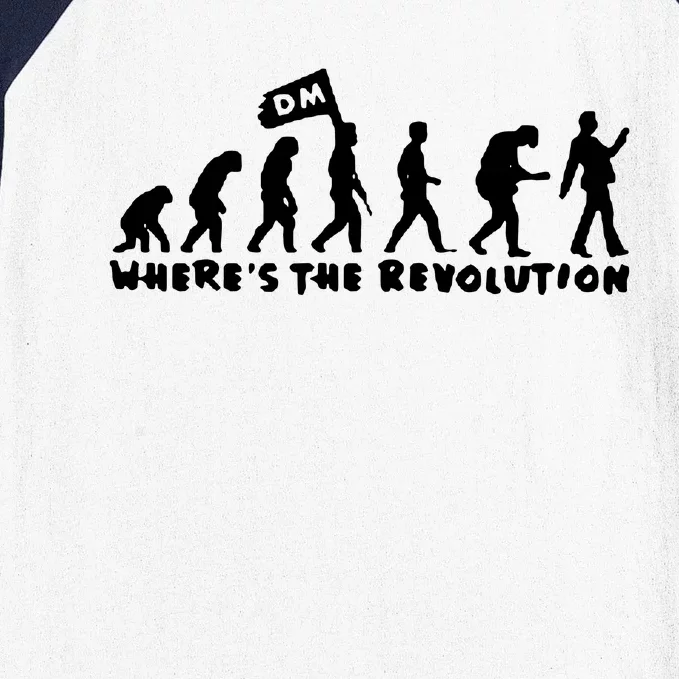 Wheres The Revolution Mode Baseball Sleeve Shirt