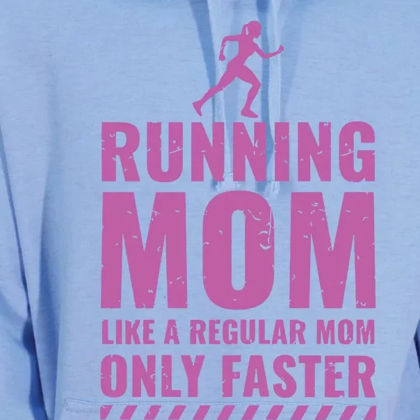 Womens Trail Runner Funny Fitness Running Marathon Mom Mothers Day Unisex Surf Hoodie