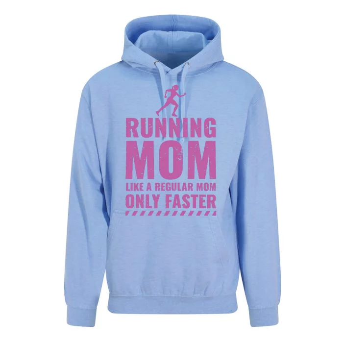 Womens Trail Runner Funny Fitness Running Marathon Mom Mothers Day Unisex Surf Hoodie