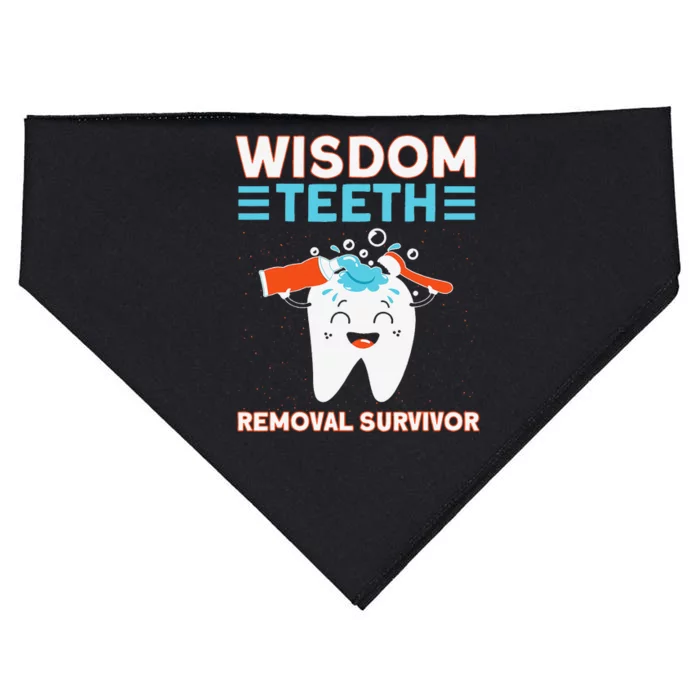 Wisdom Teeth Removal Survivor Patient Wisdom Tooth USA-Made Doggie Bandana