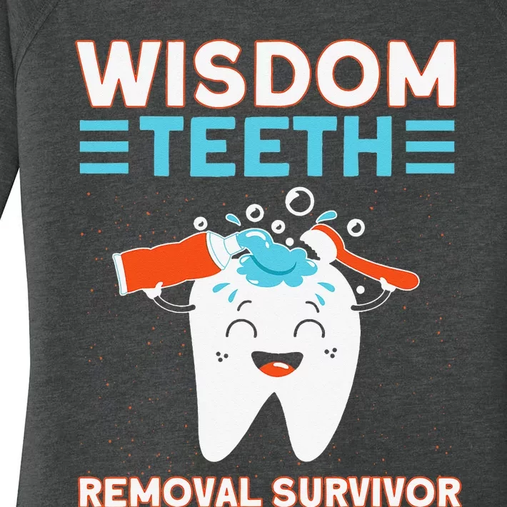 Wisdom Teeth Removal Survivor Patient Wisdom Tooth Women's Perfect Tri Tunic Long Sleeve Shirt