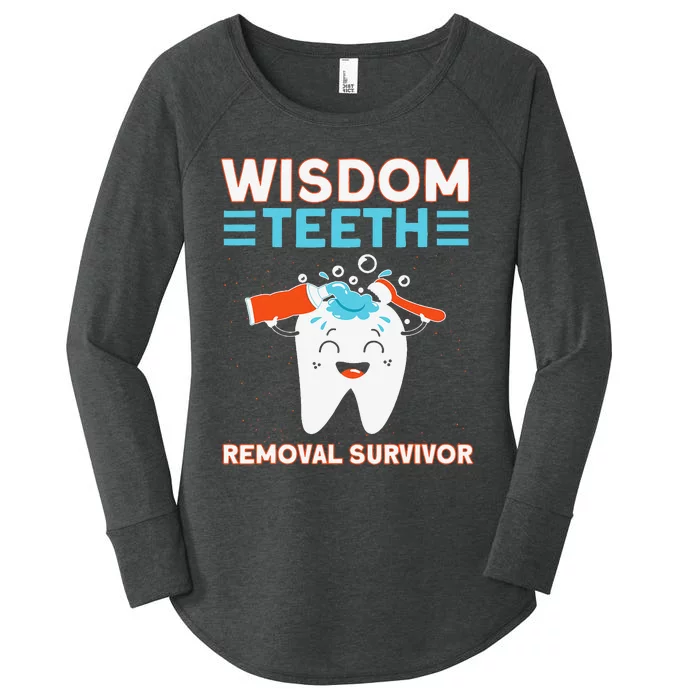 Wisdom Teeth Removal Survivor Patient Wisdom Tooth Women's Perfect Tri Tunic Long Sleeve Shirt