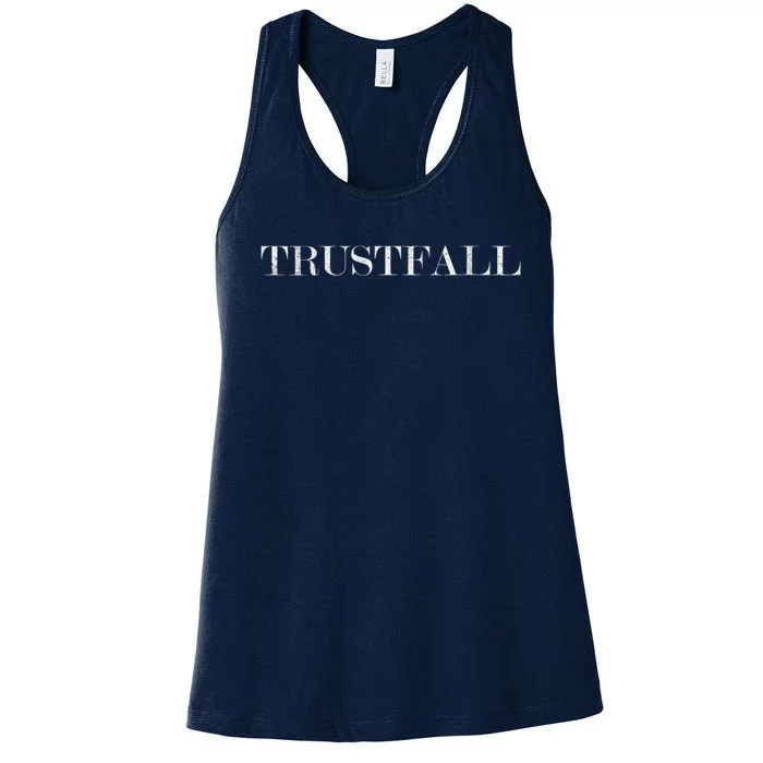 Wo Trustfall Retro Vintage Women's Racerback Tank