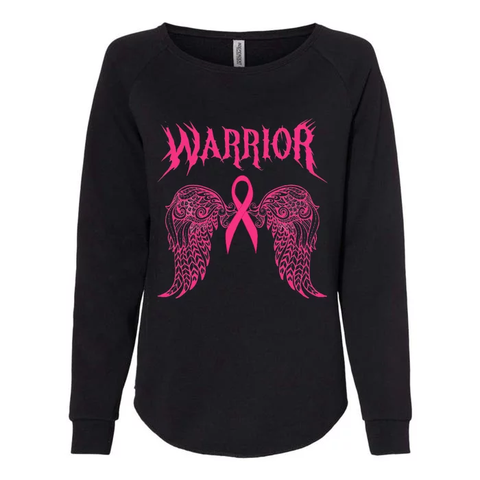 Warrior Tattoos Survivor Warrior Pink Ribbon Breast Cancer Womens California Wash Sweatshirt