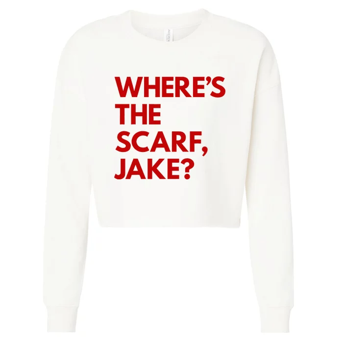 WhereS The Scarf Jake Cropped Pullover Crew