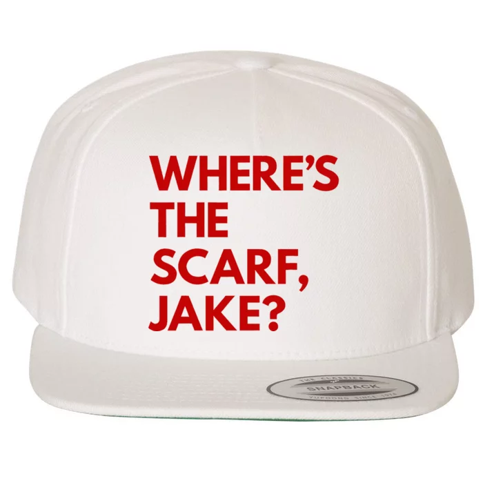 WhereS The Scarf Jake Wool Snapback Cap