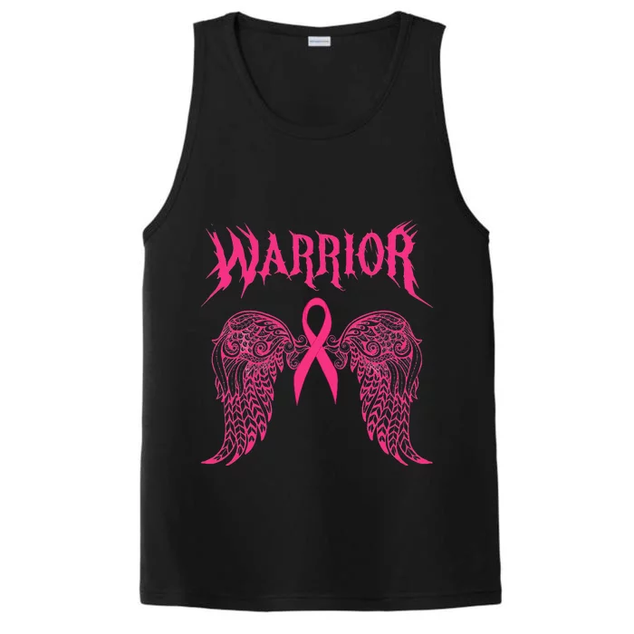 Warrior Tattoos Survivor Warrior Pink Ribbon Breast Cancer Performance Tank