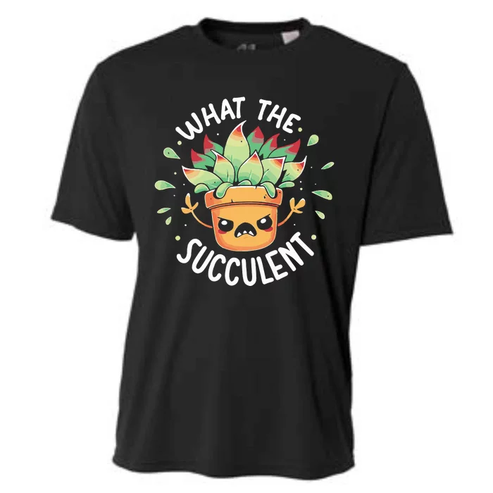 What The Succulent Raging Succulent Cooling Performance Crew T-Shirt