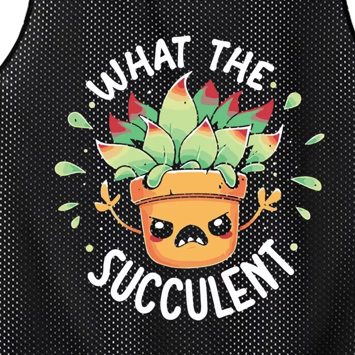 What The Succulent Raging Succulent Mesh Reversible Basketball Jersey Tank