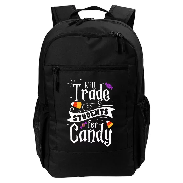 Will Trade Students For Candy Funny Teacher Halloween Daily Commute Backpack