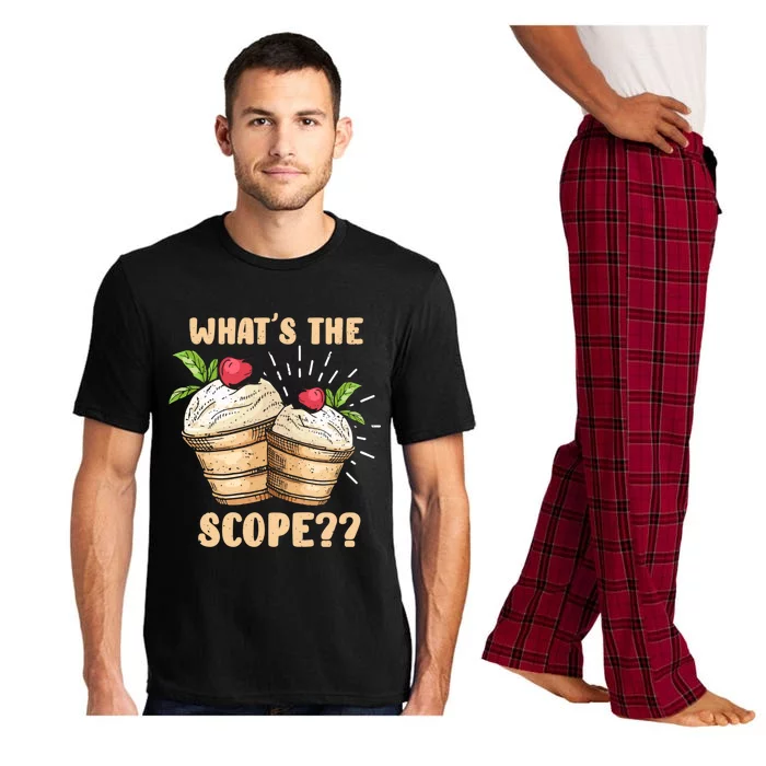 What's The Scope Funny Ice Cream Gift Pajama Set