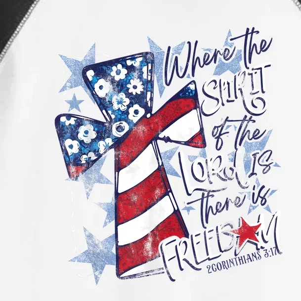 Where The Spirit Of The Lord Is There Is Freedom Toddler Fine Jersey T-Shirt