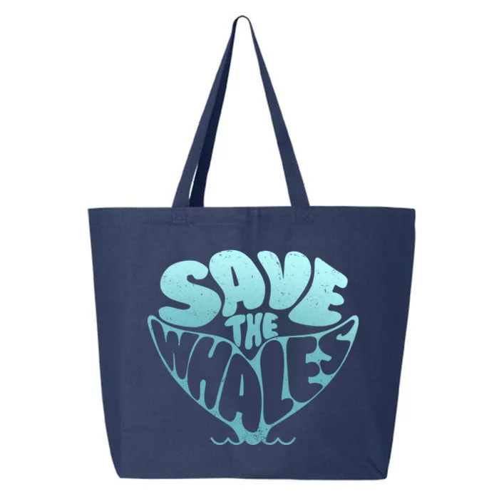 Whale Tail Save The Whales 25L Jumbo Tote