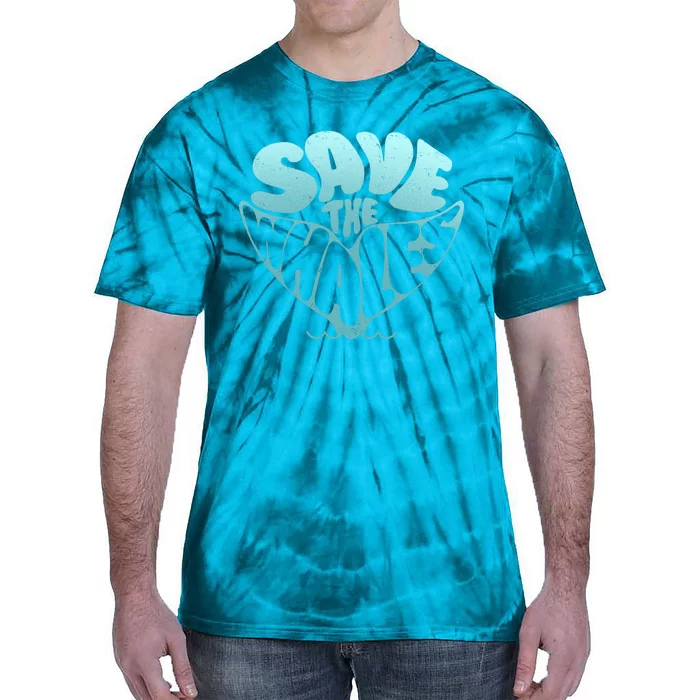 Whale Tail Save The Whales Tie-Dye T-Shirt