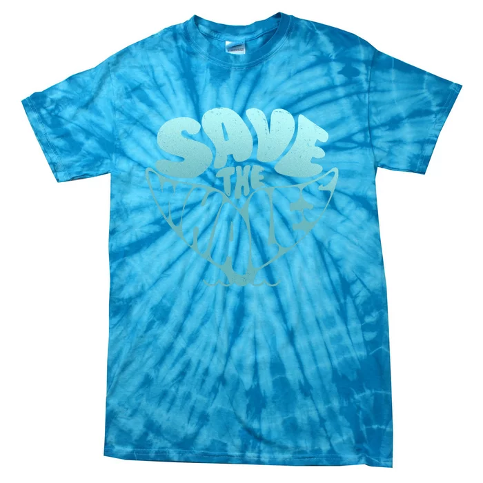 Whale Tail Save The Whales Tie-Dye T-Shirt