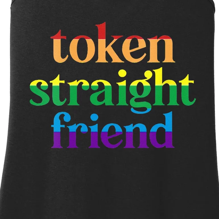 Womens Token Straight Friend Ladies Essential Tank