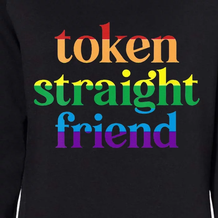 Womens Token Straight Friend Womens California Wash Sweatshirt