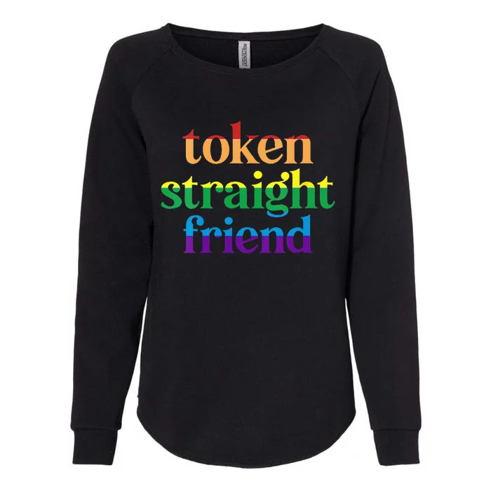 Womens Token Straight Friend Womens California Wash Sweatshirt