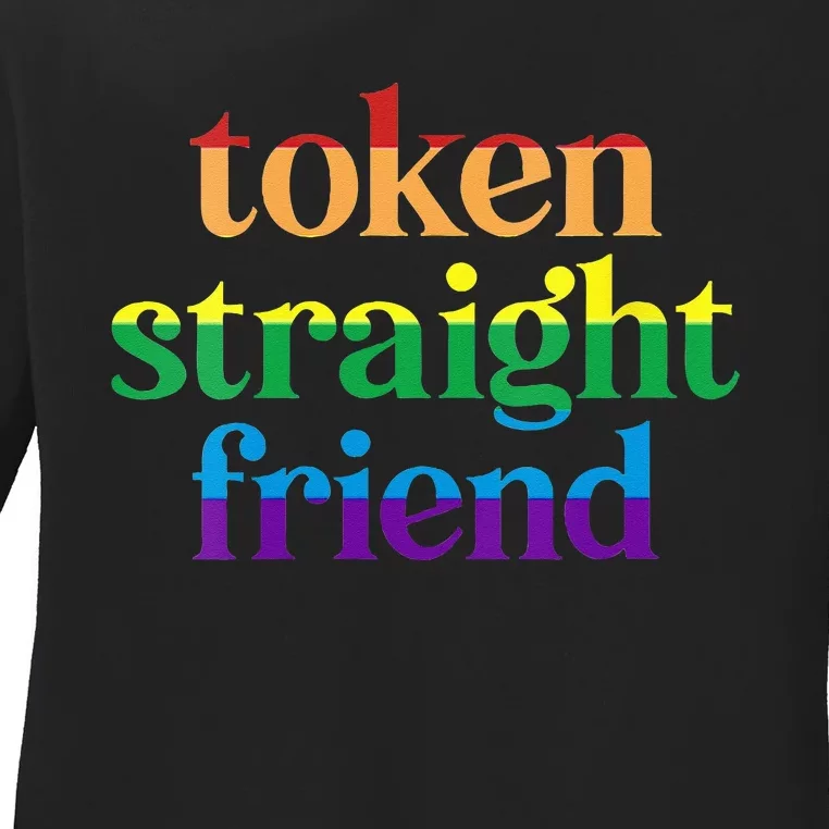 Womens Token Straight Friend Ladies Long Sleeve Shirt