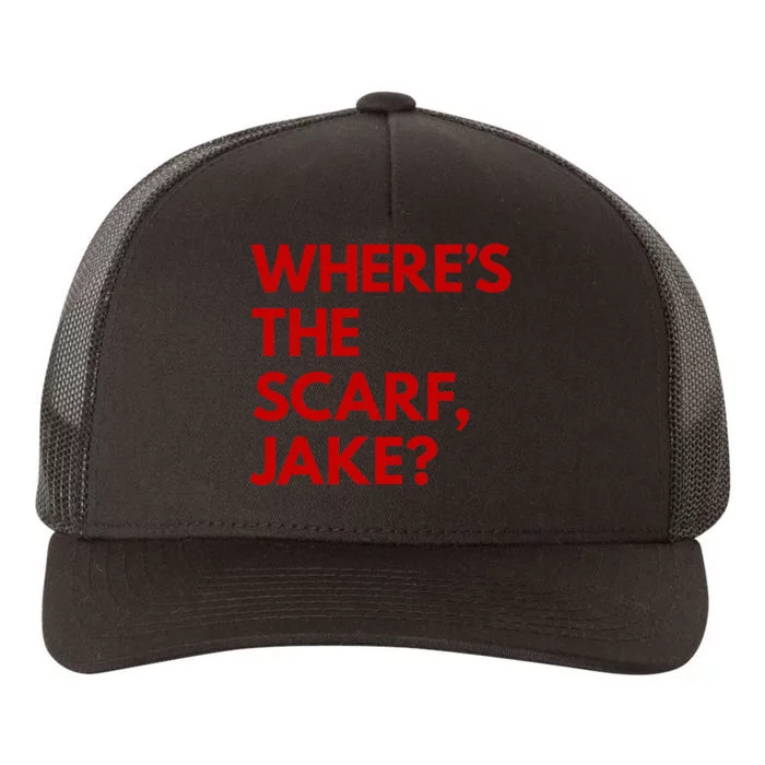 WhereS The Scarf Jake Yupoong Adult 5-Panel Trucker Hat