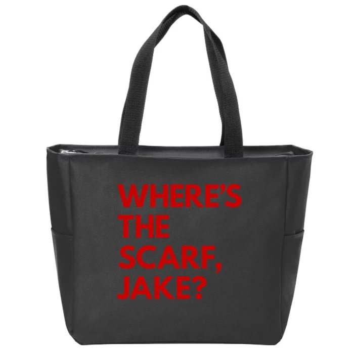 WhereS The Scarf Jake Zip Tote Bag