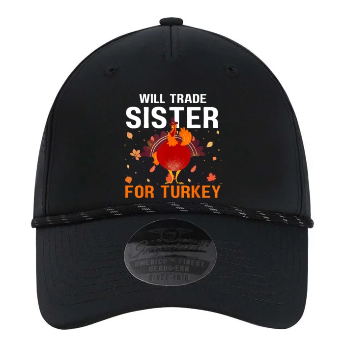 Will Trade Sister For Turkey Funny Thanksgiving Kids Present Performance The Dyno Cap