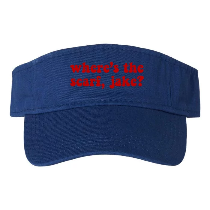 Wheres The Scarf Jake? Cute Gift Valucap Bio-Washed Visor