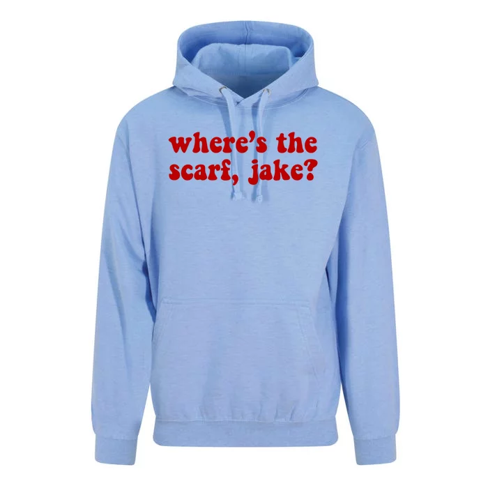 Wheres The Scarf Jake? Cute Gift Unisex Surf Hoodie