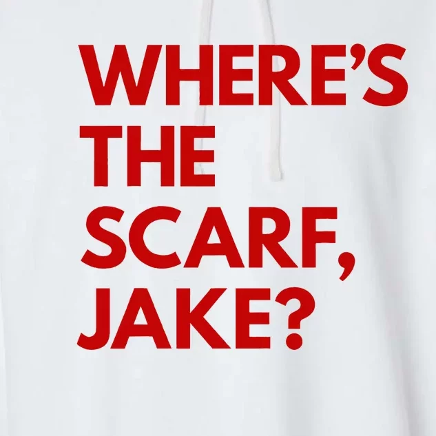 WhereS The Scarf Jake Garment-Dyed Fleece Hoodie