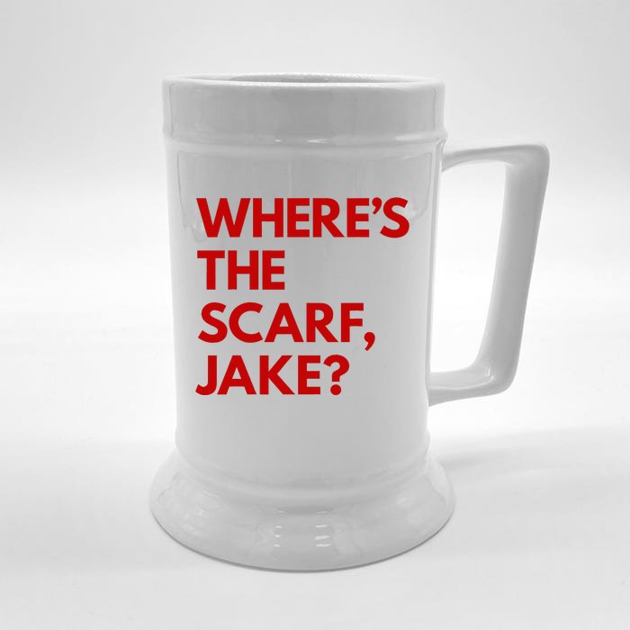 WhereS The Scarf Jake Front & Back Beer Stein