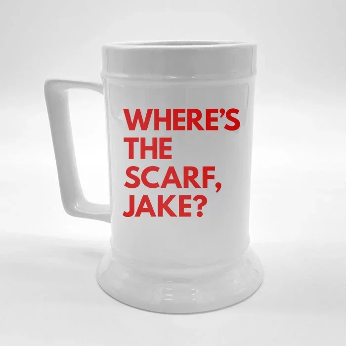 WhereS The Scarf Jake Front & Back Beer Stein