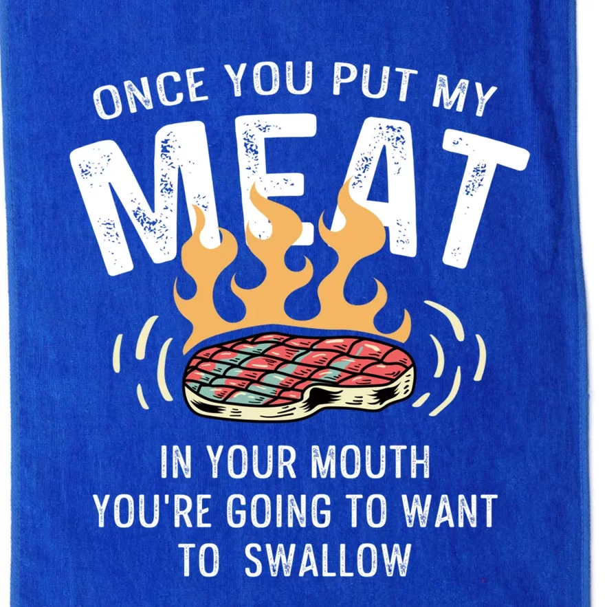 Want To Swallow Sous Chef Cool Gift Platinum Collection Golf Towel