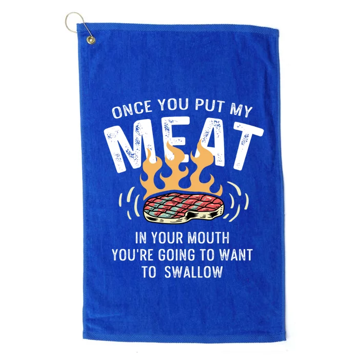 Want To Swallow Sous Chef Cool Gift Platinum Collection Golf Towel