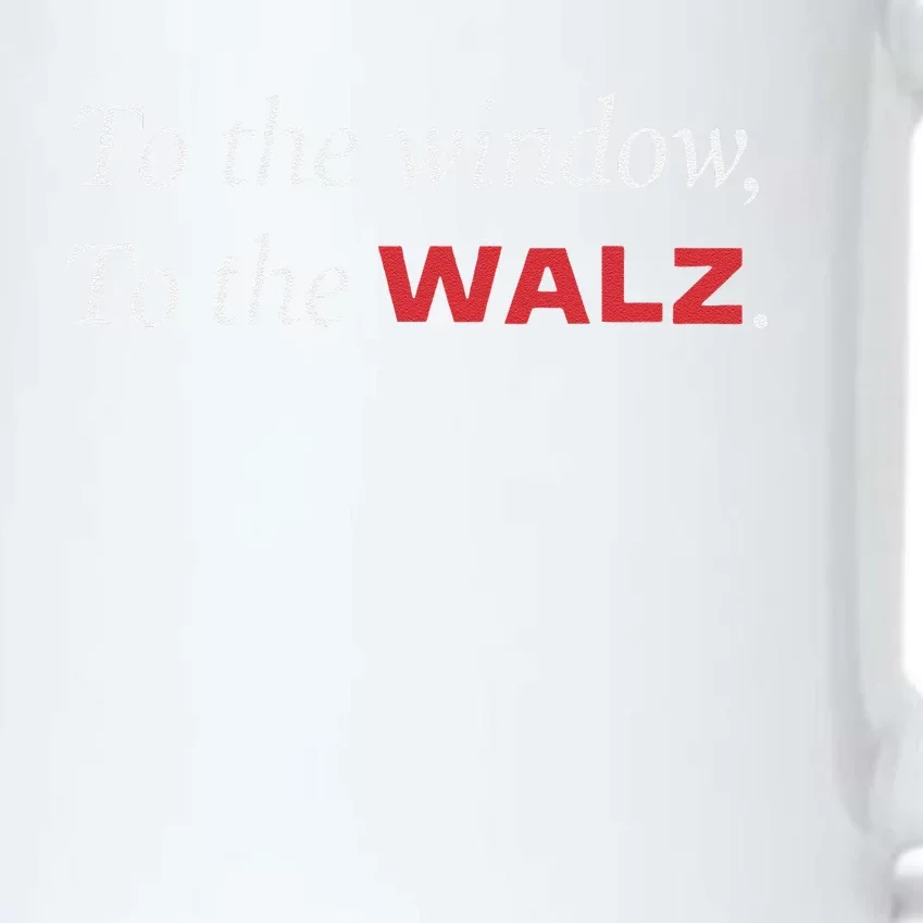 Window To The Walz Harris President Kamala Harris Waltz 2024 Black Color Changing Mug